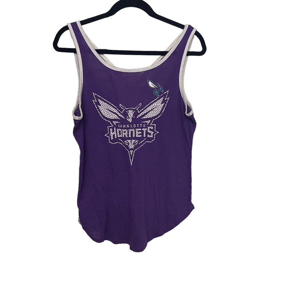 3 For $15‼️ BUNDLE & SAVE  Charlotte Hornets Graphic Tee Tank Top Size L